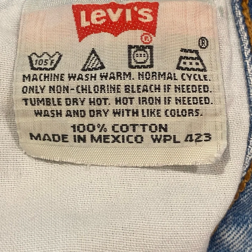 Vintage 90s Levi’s 501 Mens 38x34 Straight Leg Button Fly Jeans